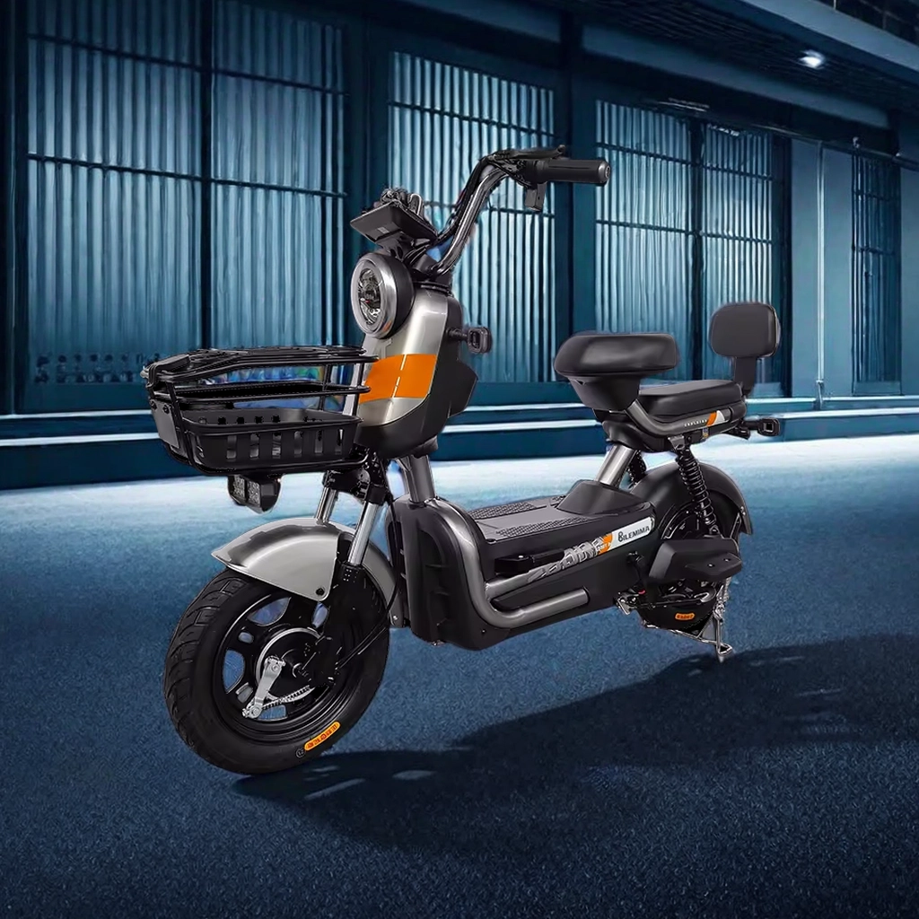 Urban Electric Bicycle 48V Wholesale Cheap Electric Scooter High Quality Electric Bicycle Long Life Copper 3-seater Bicycle