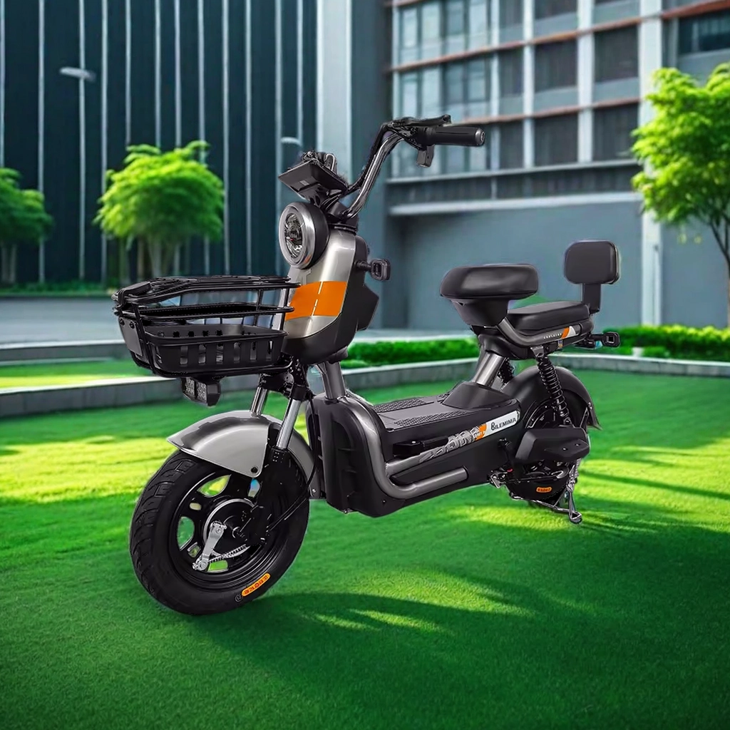 Urban Electric Bicycle 48V Wholesale Cheap Electric Scooter High Quality Electric Bicycle Long Life Copper 3-seater Bicycle