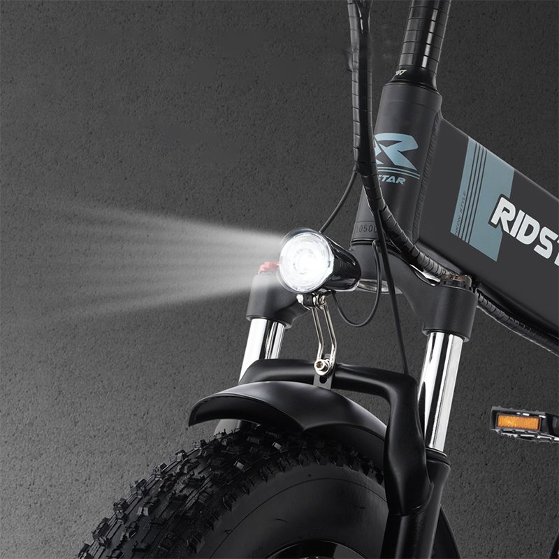 Ridstar H20 ebike portable folding electric bike 1000w 20inch 45km/h fat tire electric mountain bike adult electric bicycle