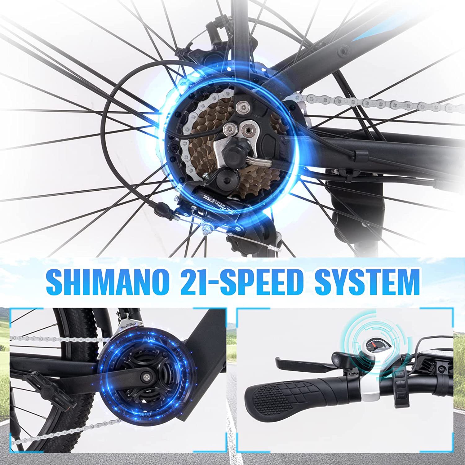 KOOLUX Electric Mountain Bicycle Foldable Electric Two Wheels City Bike EU US Warehouse E Bike for Teenagers Adult Fashion
