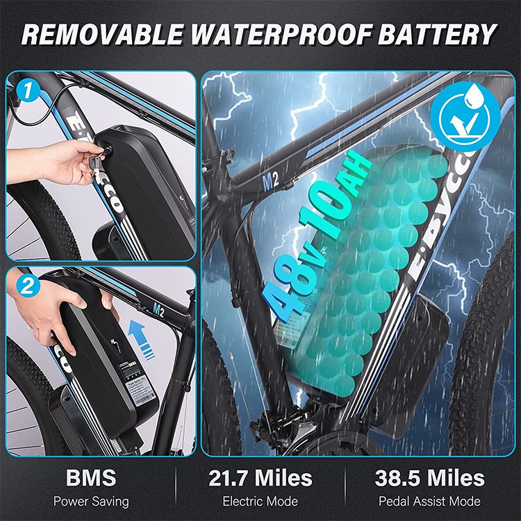 2020 Hottest Electric Bike Electric Bike 29'' Tire Aluminum Frame Electric Beach Cruiser Bike Electric Bicycle