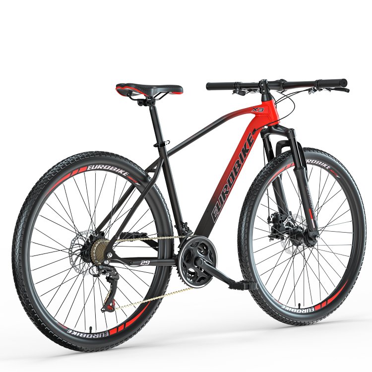 EUROBIKE X3 29 inch 21 speed carbon steel mountain bike mtb bicycle