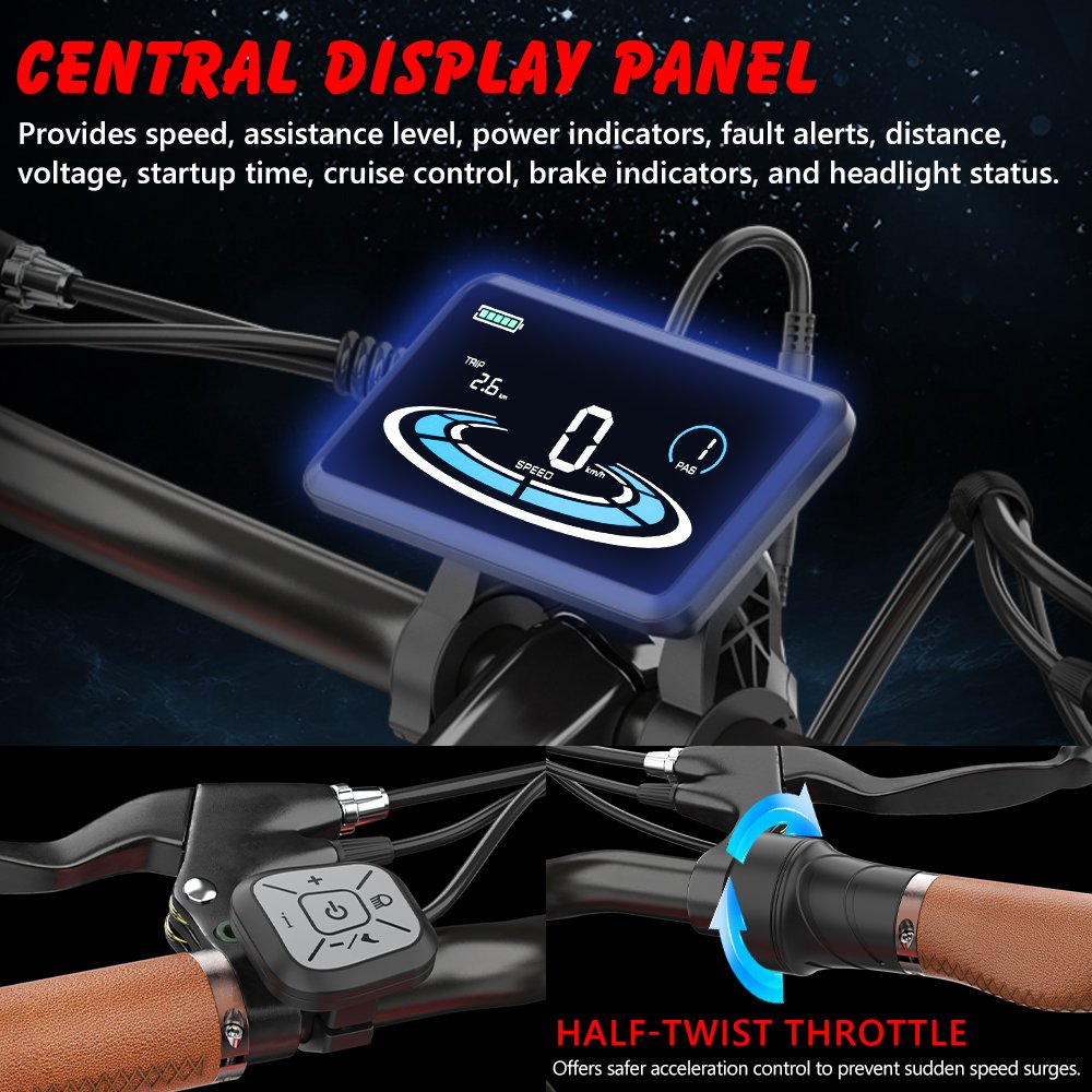 UL2849 Electric Hybrid Bike 48v Hidoes B10 Beach Fat Tire E-Bike Retro 1000w Electric Bicycle with Single Speed Emtb Model