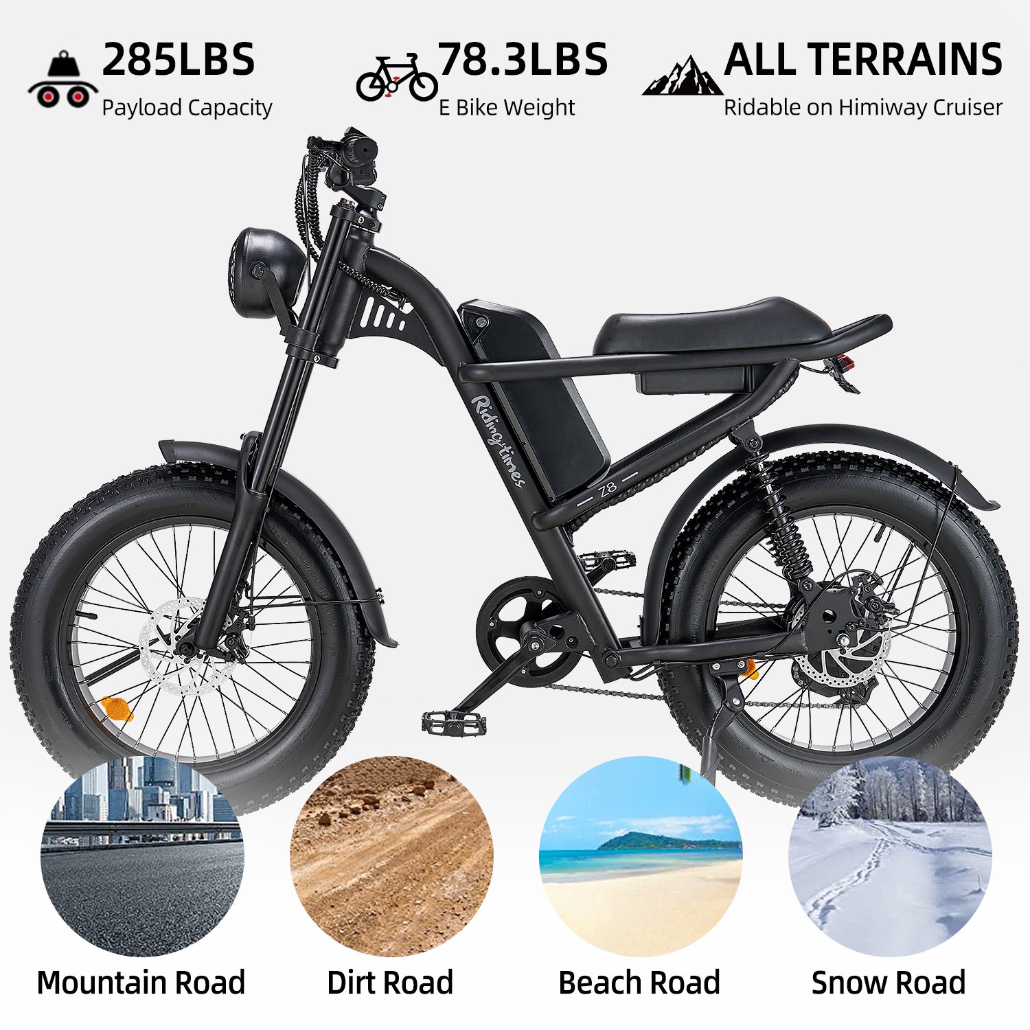 Fat Tire City Other Mountain Dirt 1000w Bikes Electric Bike for Men Cheap Scooters Conversion Kit 750w Electric Bike