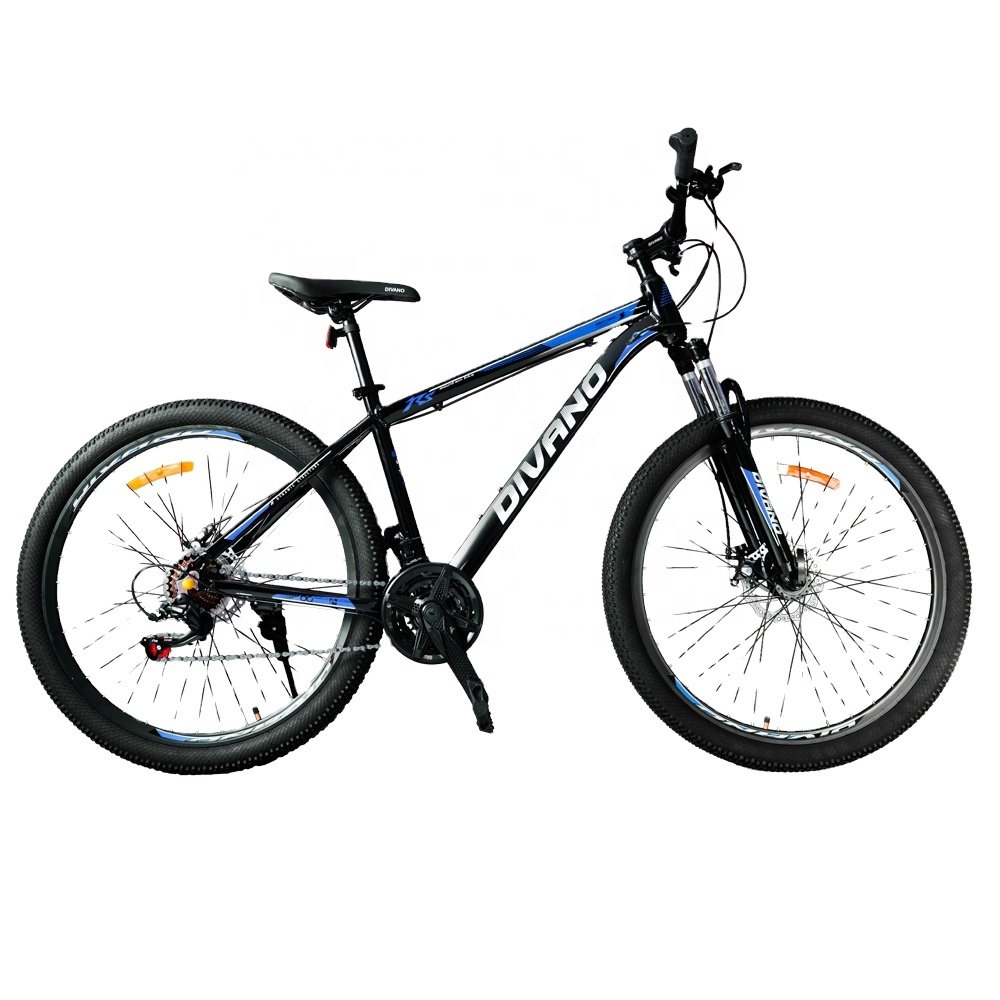 Divano Good End Price 27.5-Inch 21-Speed Black And Blue Mountain Bike With Aluminum Alloy Frame
