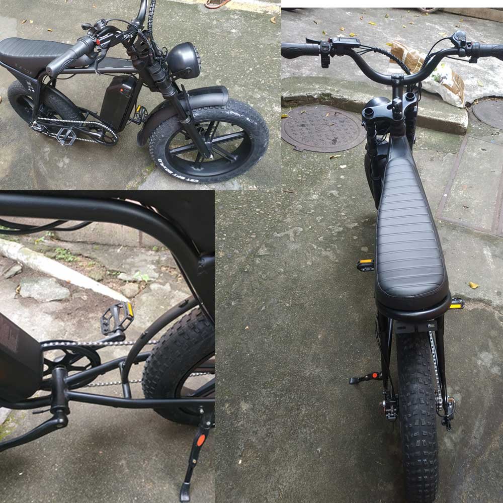 2024 hotsale fat tires 20inch 750w 1000w 48v 15ah 50km/h electric city road bike sending from china