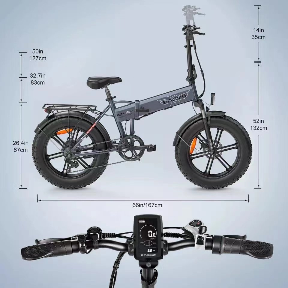 Cheap Dropshipping ENGWE 2023 Upgrade EP-2 PRO 48V13Ah 750W electric bicycle Fat tire electric Mountain Bike Road Bike
