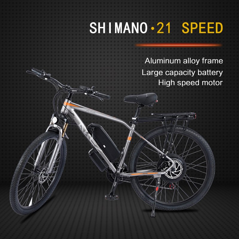 USA EU stock grade A+ Battery Fast Electric Mountain Bike 48V 13ah E Mtb 1000W big wheel 29inch Electronic Rear Hub Motor 1000W
