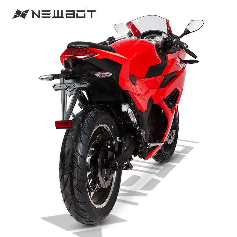 Newbot EEC COC Storm 3000W 72V 51Ah Red High speed Electric Motorcycle Motor Roller Sportbike Superbike