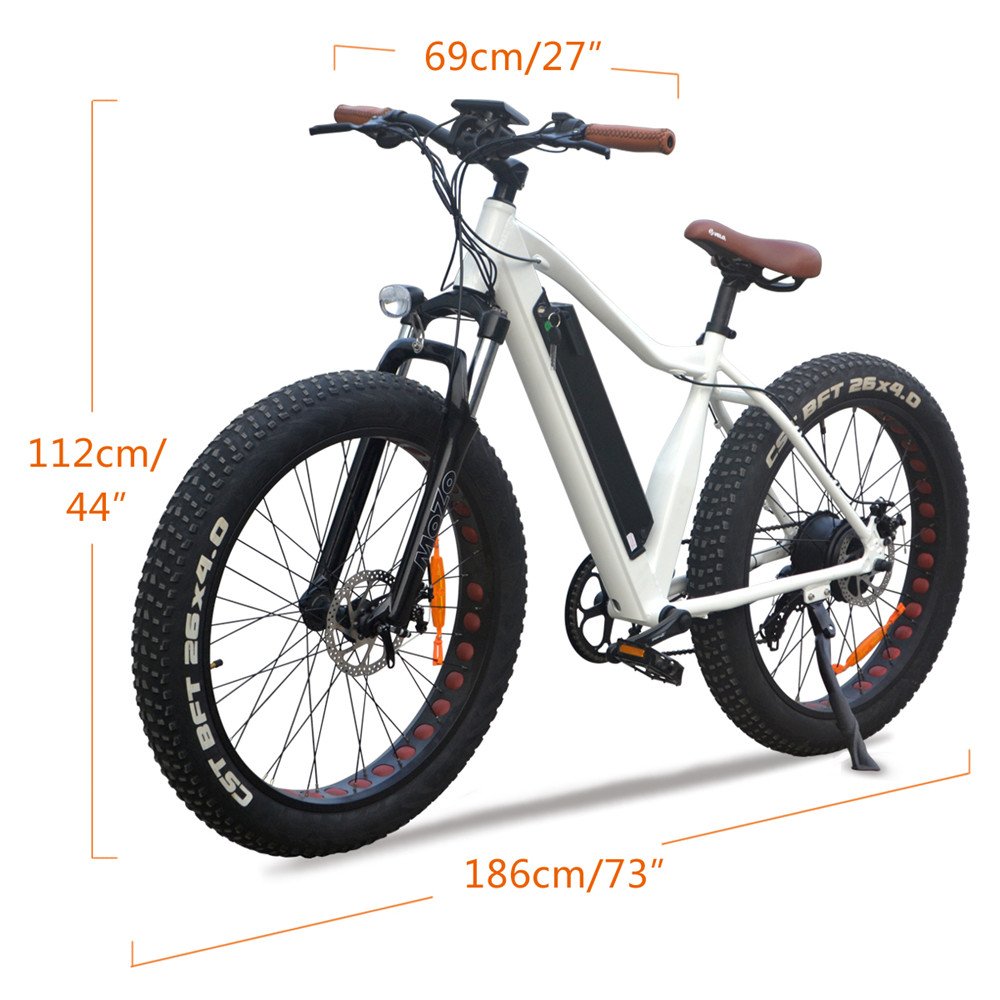 Vtuvia LCD Display 250W 750W 36V 48V 45km/h Max Speed mountain electric bicycle fat tire e bike with Shimano Derailleur
