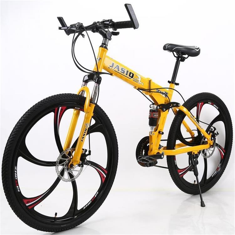 Adult Men and Womeadultding Shock Absorption Bicycle Wholesale 26 Inch Steel Chain HS Folding Car 26" Dirt Jump Mountain Bike 21