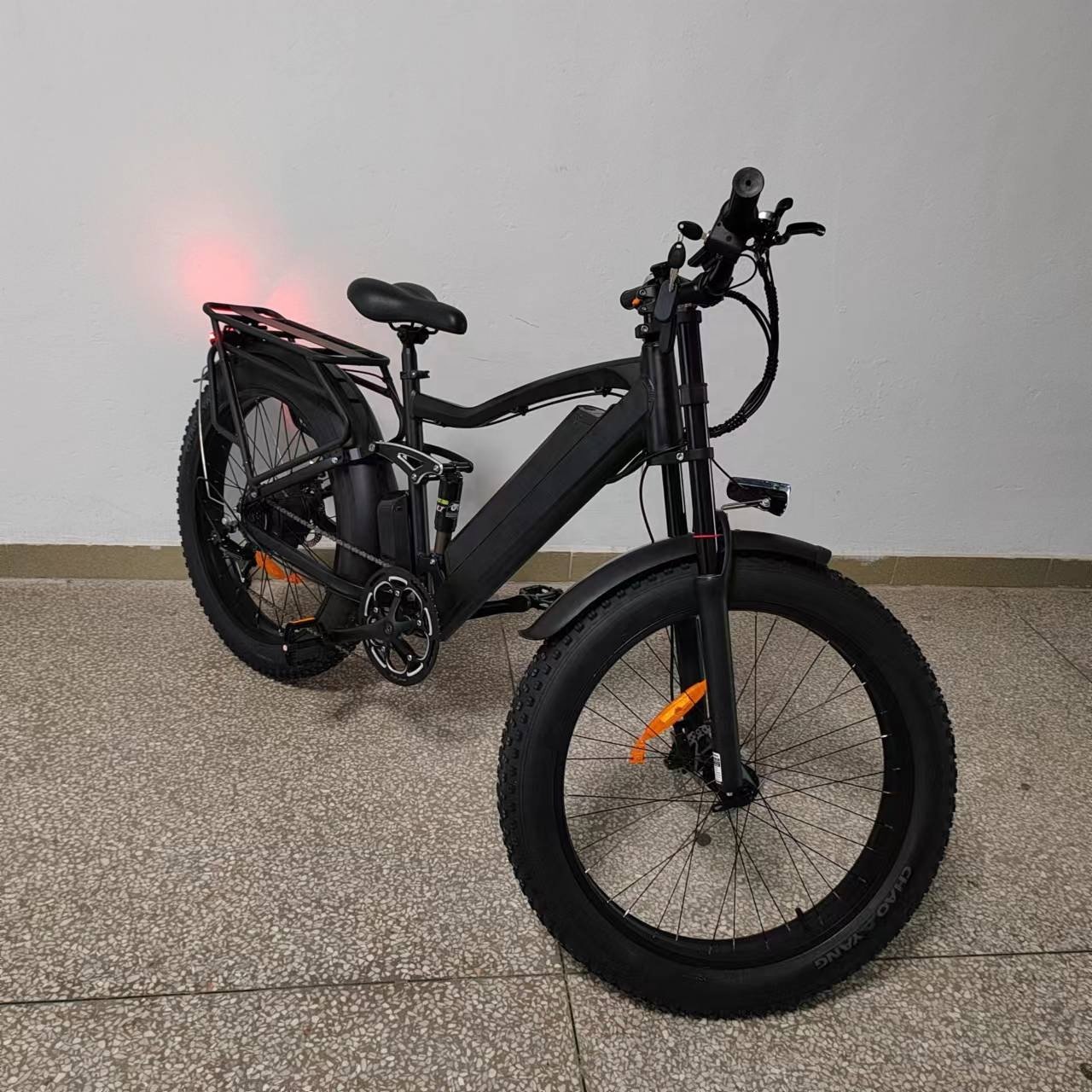 17.5Ah 48V Battery 26" EBike 1000W Bafang Motor Full Suspension Oil brake Fat Tire Electric Mountain Bike Fast Electric Bicycle