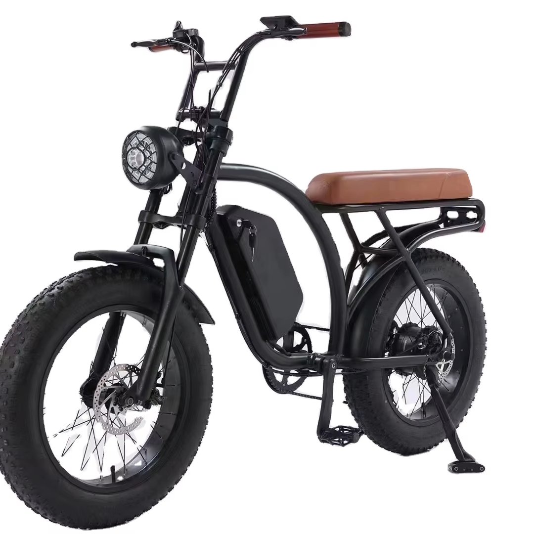 2024 Electric Bike Ready Stock Electrically Mountain Fatbike Eu Cheap 20inch Fat Tire Ebike Electric Bike Factory