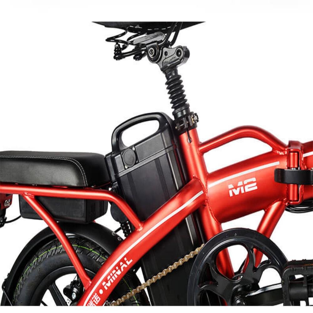 Electric Bicycle 350W Foldable Electric Bicycle 48V Electric Mountain Bike 14 "Fat Tire Ebike City Leisure Bike