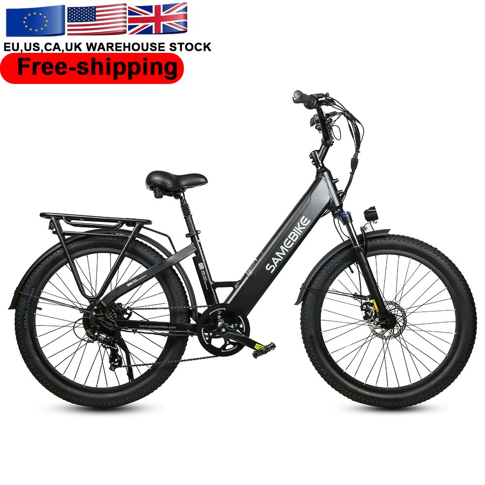 RS-A01 Plus SAMEBIKE 26" 750W powerful 48V/14Ah long range lithium off road mountain ebike fat tire electric dirt bike bicycle