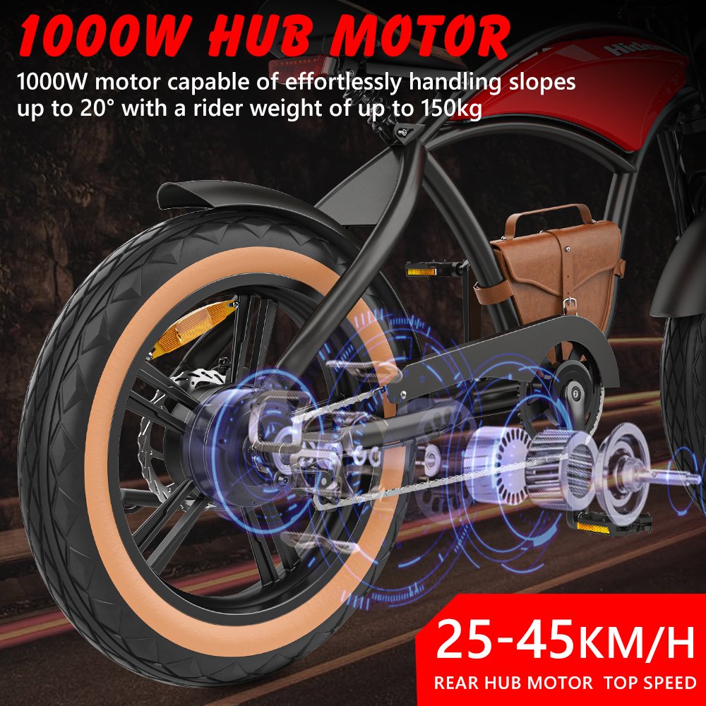 2024 Electric Bike Ready Stock Electrically Mountain Fatbike Hidoes B10 Cheap 20inch Fat Tire Ebike Electric Bike