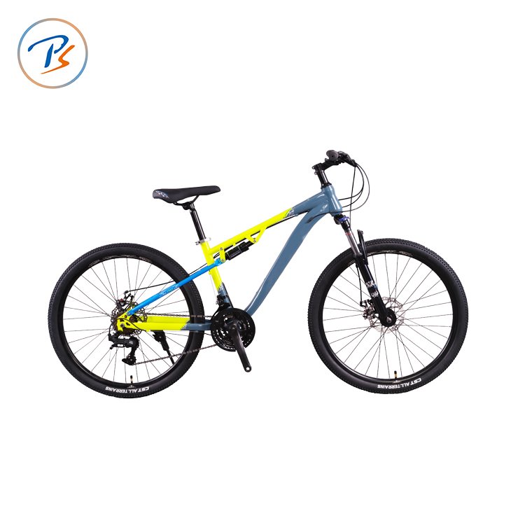 PUSAI Hot Selling High-Quality Mountain Bike 24-Inch High Carbon Steel Bike 24 Speed Dual Disc Brake