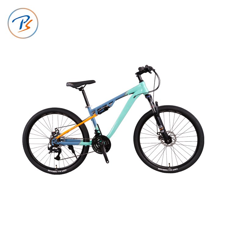 PUSAI Hot Selling High-Quality Mountain Bike 24-Inch High Carbon Steel Bike 24 Speed Dual Disc Brake