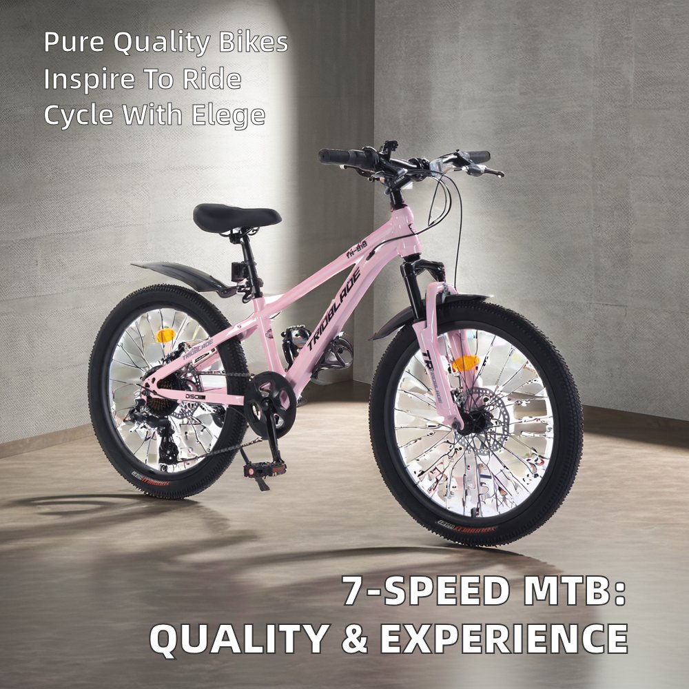High Quality 20 Inch Velo 22 Inch MTB Bicycle Factory Price 7-speed Custom Full Suspension Bike with Steel 7 Speed Disc Brake 26