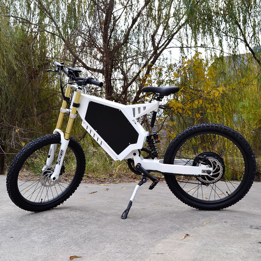 Full Suspension Mountain Bike 18inch 19inch 8000w electric motorcycle motor bike Optional battery steal th bomber electric bike