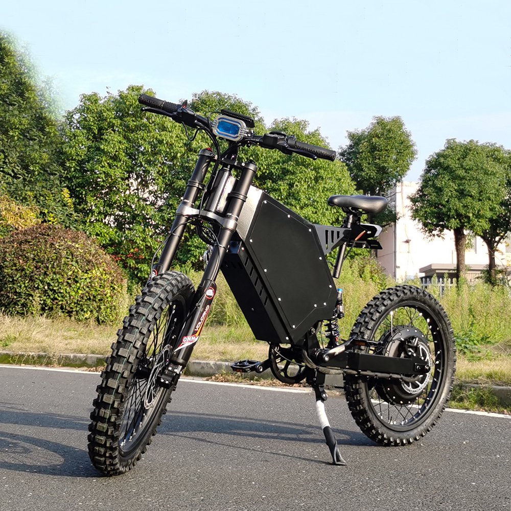 Full Suspension Mountain Bike 18inch 19inch 8000w electric motorcycle motor bike Optional battery steal th bomber electric bike