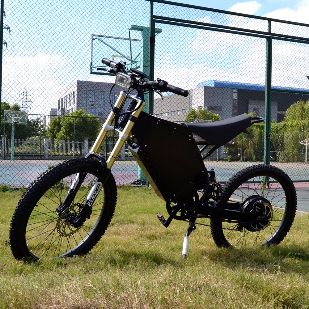 Full Suspension Mountain Bike 18inch 19inch 8000w electric motorcycle motor bike Optional battery steal th bomber electric bike