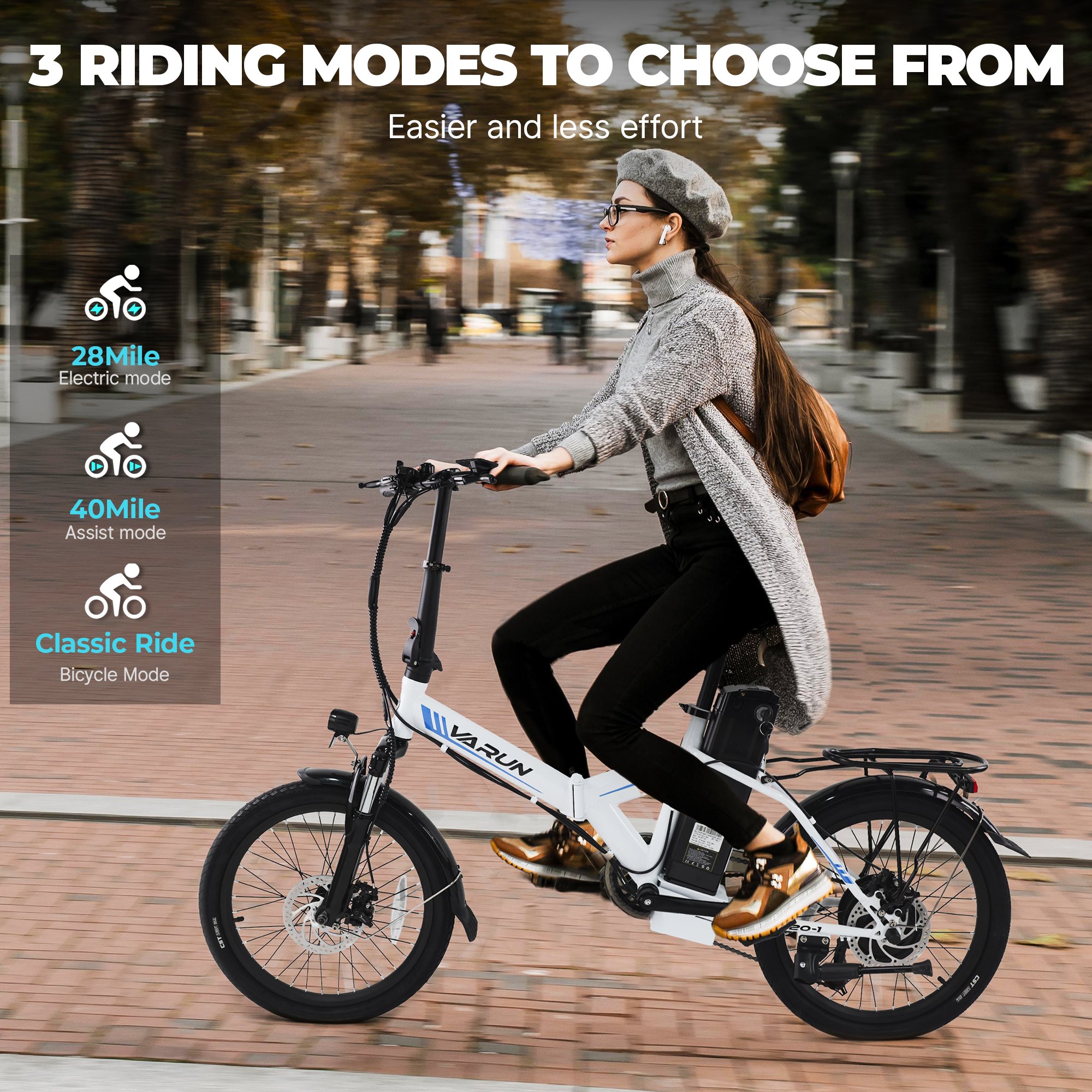 CA US EU Warehouse Stock Fast Delivery Cheap 48V 7.8AH Foldable Electric City Bike 500W 750W Folding Cheap Ebike