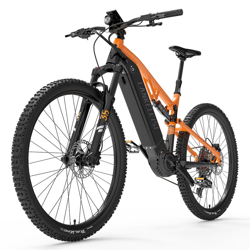 Lankeleisi GT800 electric bike mid motor 29 inch torque sensor electric bicycle full suspension mountain ebike