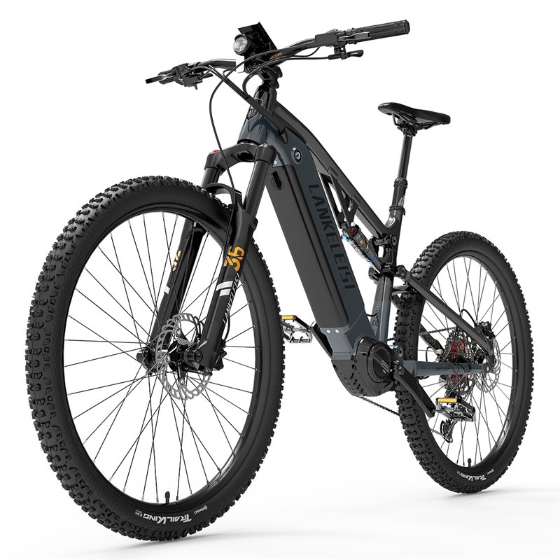 Lankeleisi GT800 electric bike mid motor 29 inch torque sensor electric bicycle full suspension mountain ebike