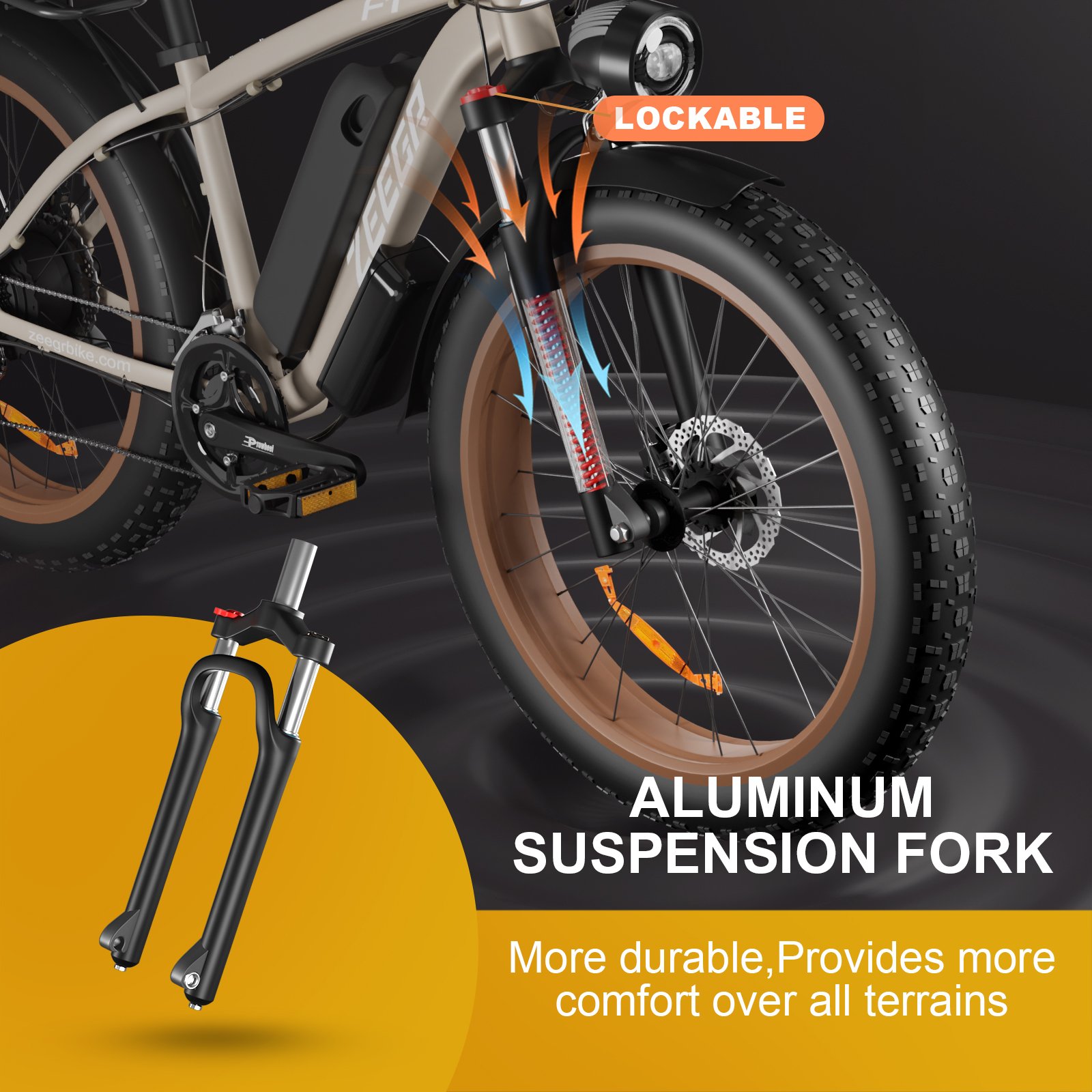 US Warehouse electric mountain bike Powerful 48v 16ah Battery 1000w Motor 26 Inch fat tyre e bike Electric Bike For Adult