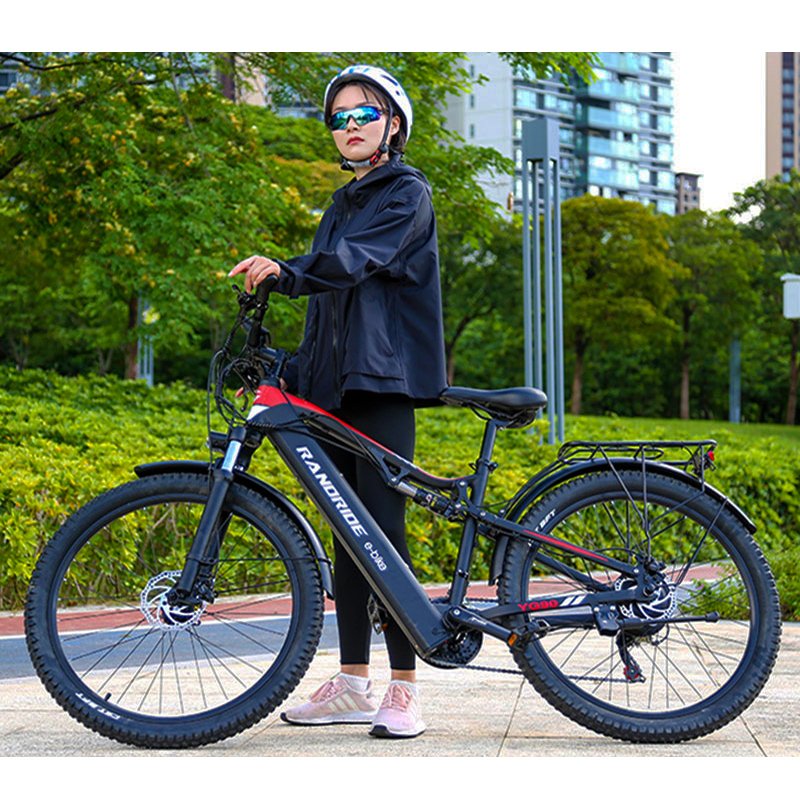 EU Warehouse Electric Bicycle 1000W Electric Mountain Bike 5-Level Power Assisted E-bicycle Max Speed 45km/h