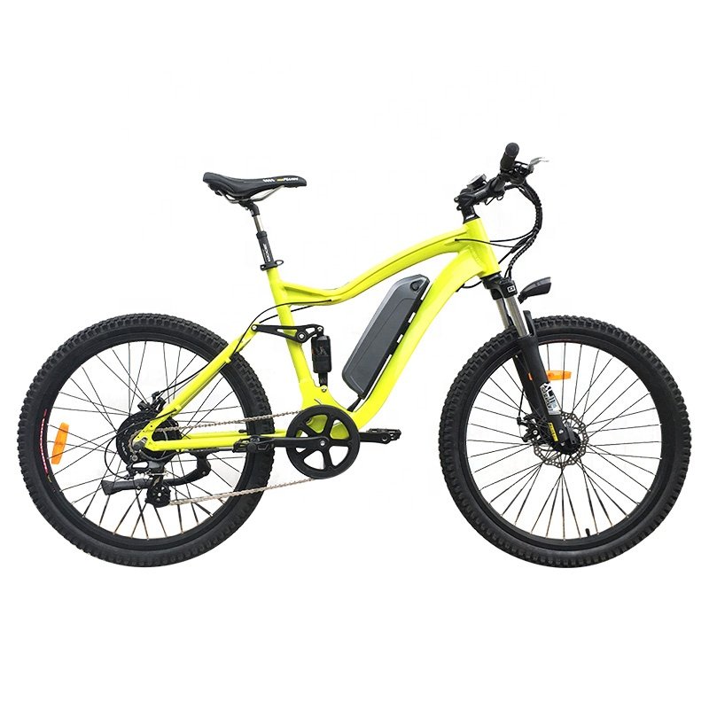 Hot Sale Electric Mountain Bicycle 27.5 Full Suspension E Bike Cheap Price Rear Drive Electric Bike Lithium Battery Ebike