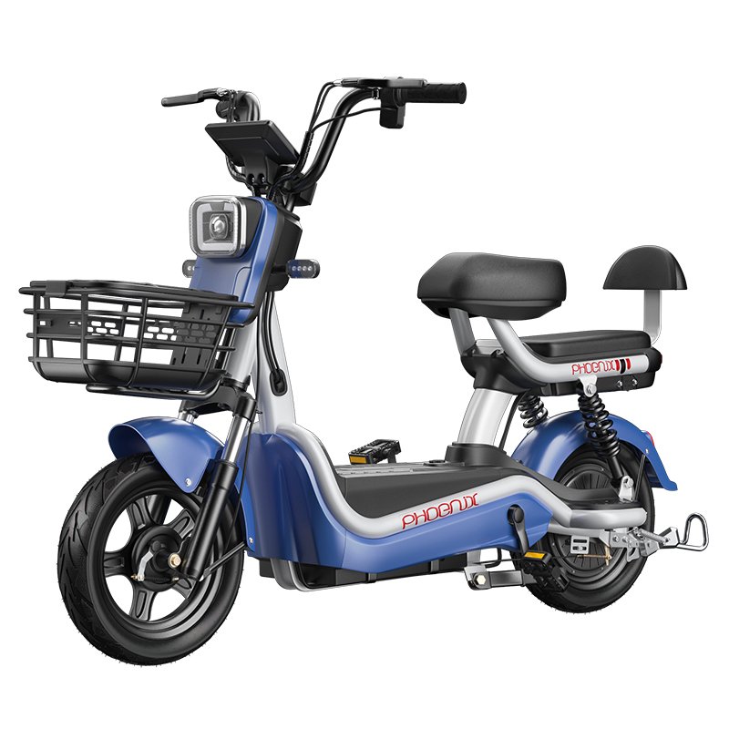 Low Price 48V 20AH 24AH 350W 500W 150Km Adults Commuting Electric Bike 14 Inch City Leisure 2 Seater Electric Bike