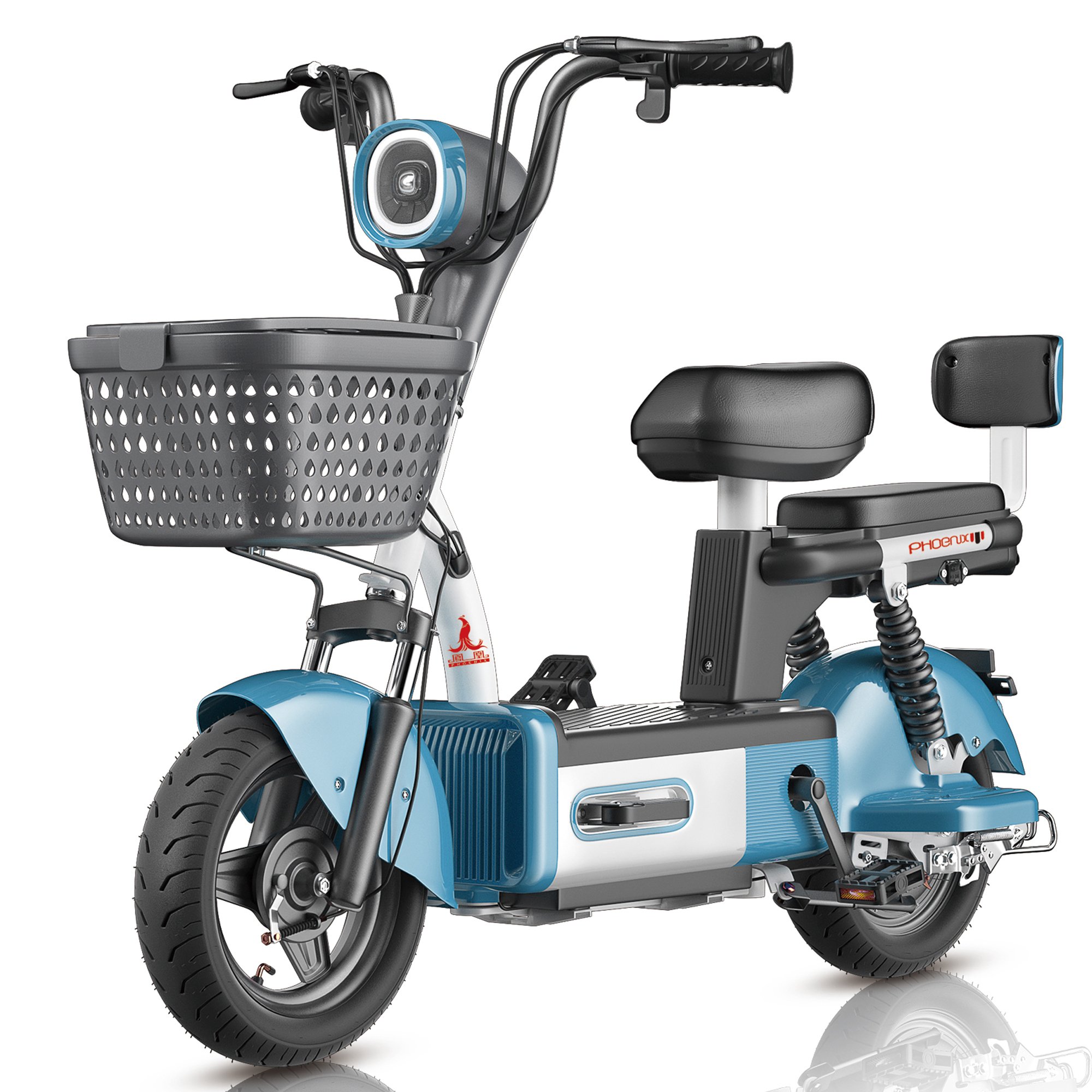 Hot Sale 48V 12AH 14AH 24AH 350W 500W 14 Inch Vacuum Tire Leisure Commuting Electric Bike 2 Seater City Electric Bike