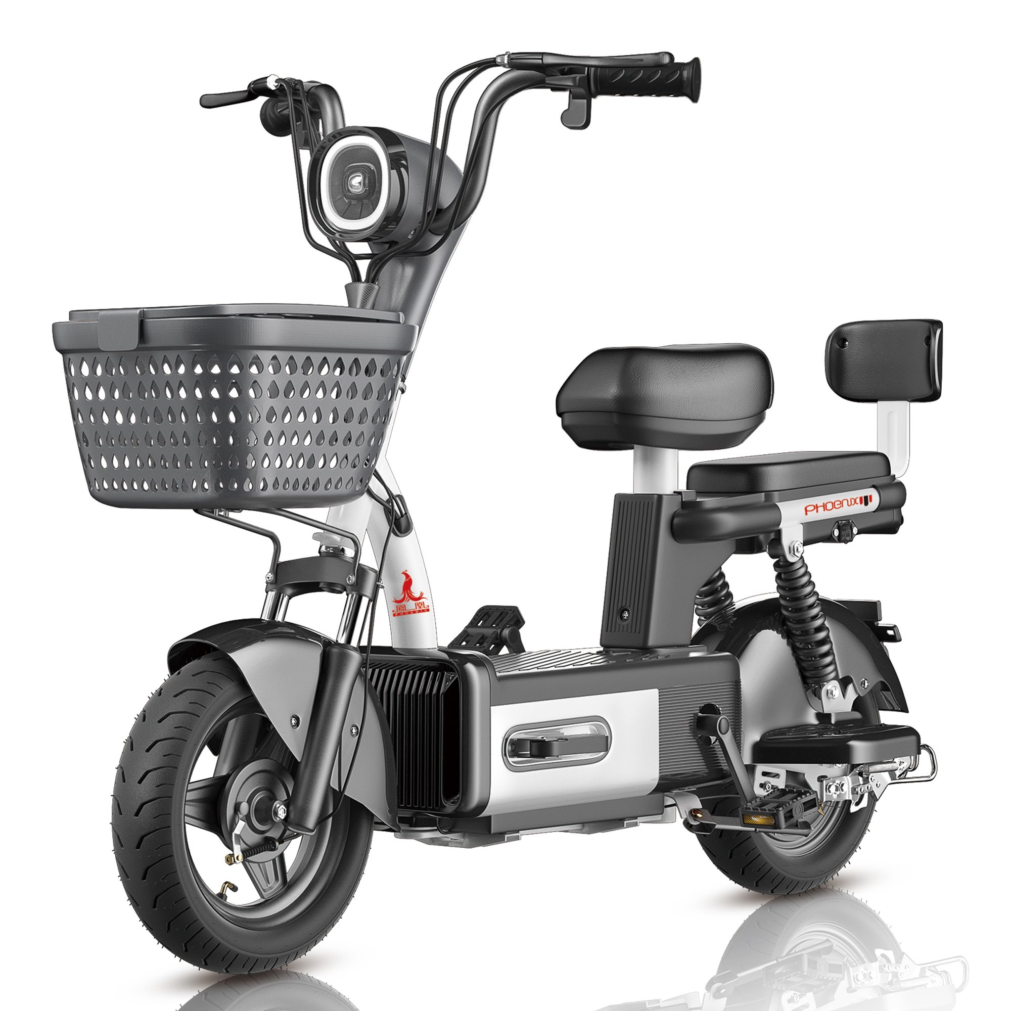 Hot Sale 48V 12AH 14AH 24AH 350W 500W 14 Inch Vacuum Tire Leisure Commuting Electric Bike 2 Seater City Electric Bike