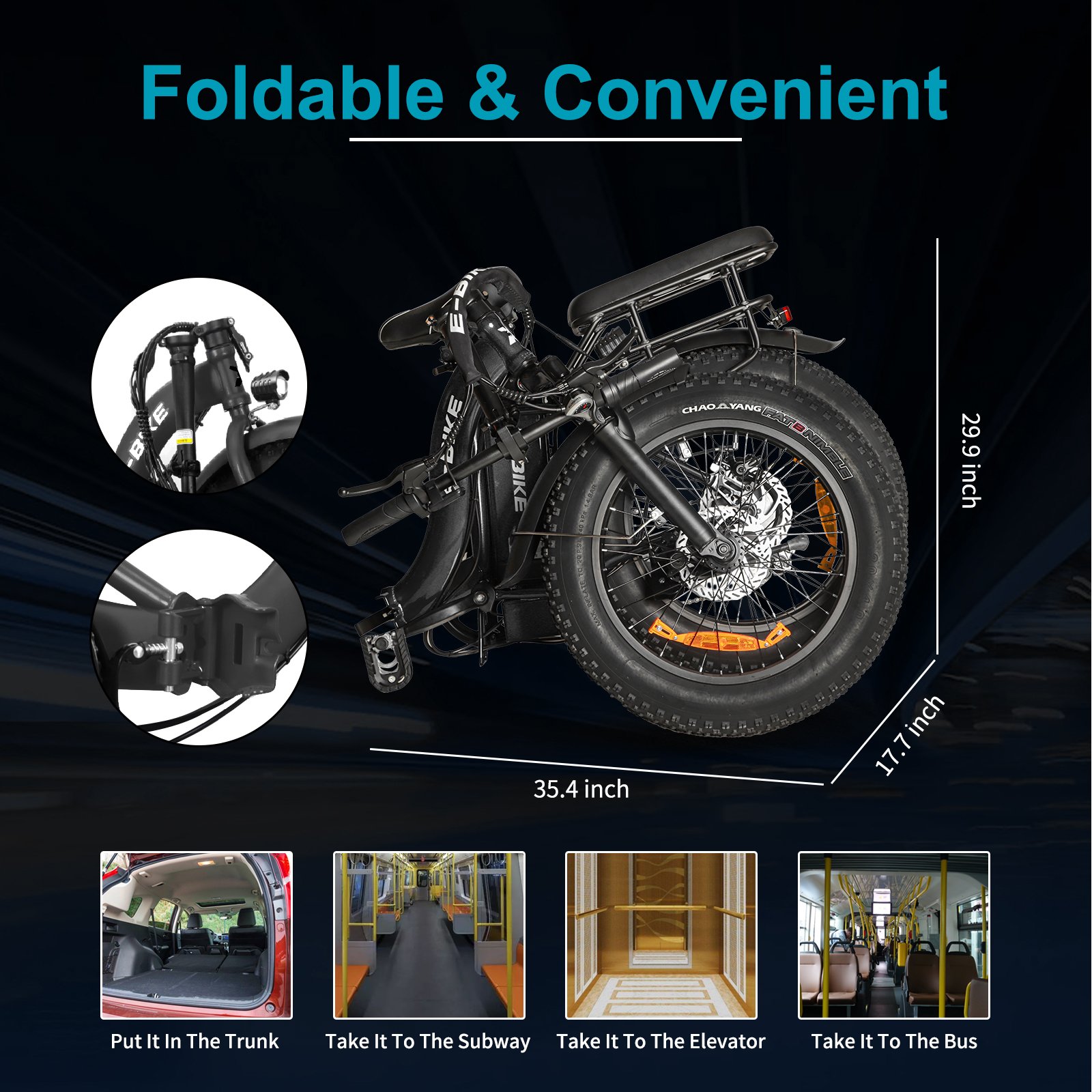 20*4.0inch Fat Tire Electric Bike 750w Motor Dirt Electric Bike Step Thru Electric city bike