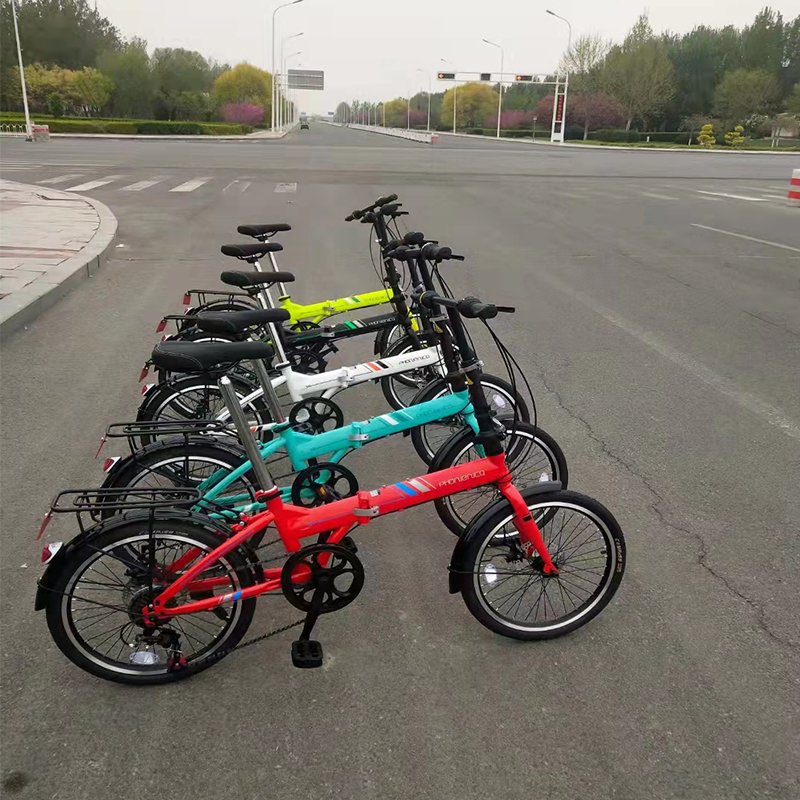 One-wheel three knife folding bike / custom 21 gears 3 knifes rim foldable bike for sale