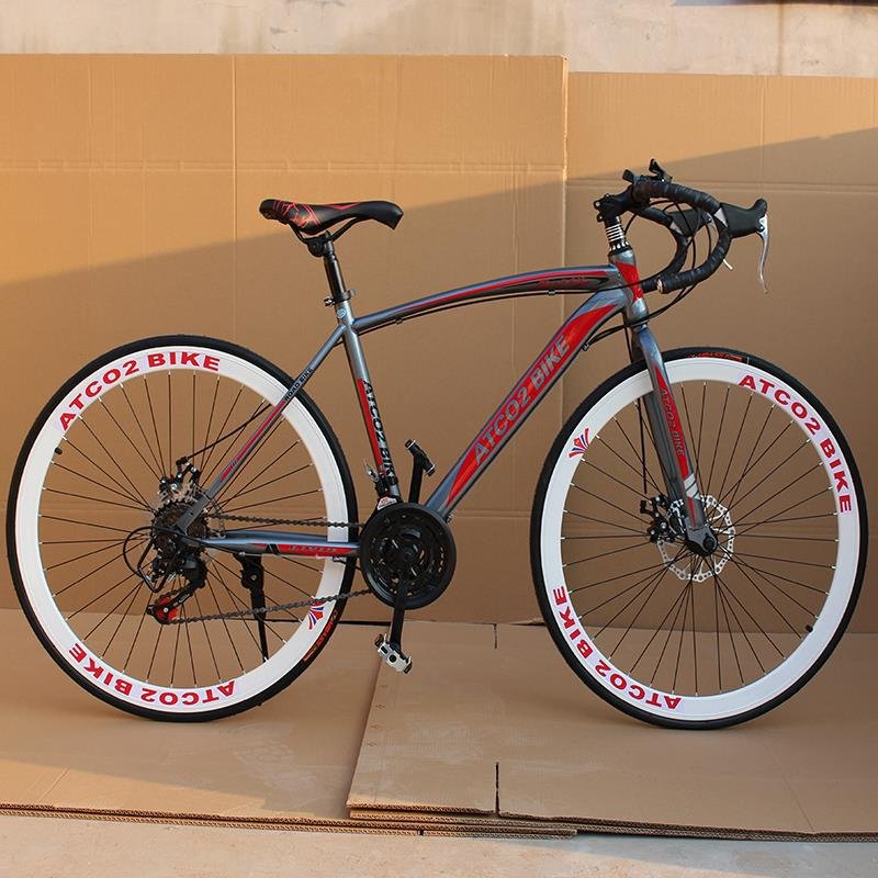 Aluminum alloy mountain bike 21 speed 700C bikecycle /suspension fork frame 54 cm/ race bicycle /fixed gear cycle