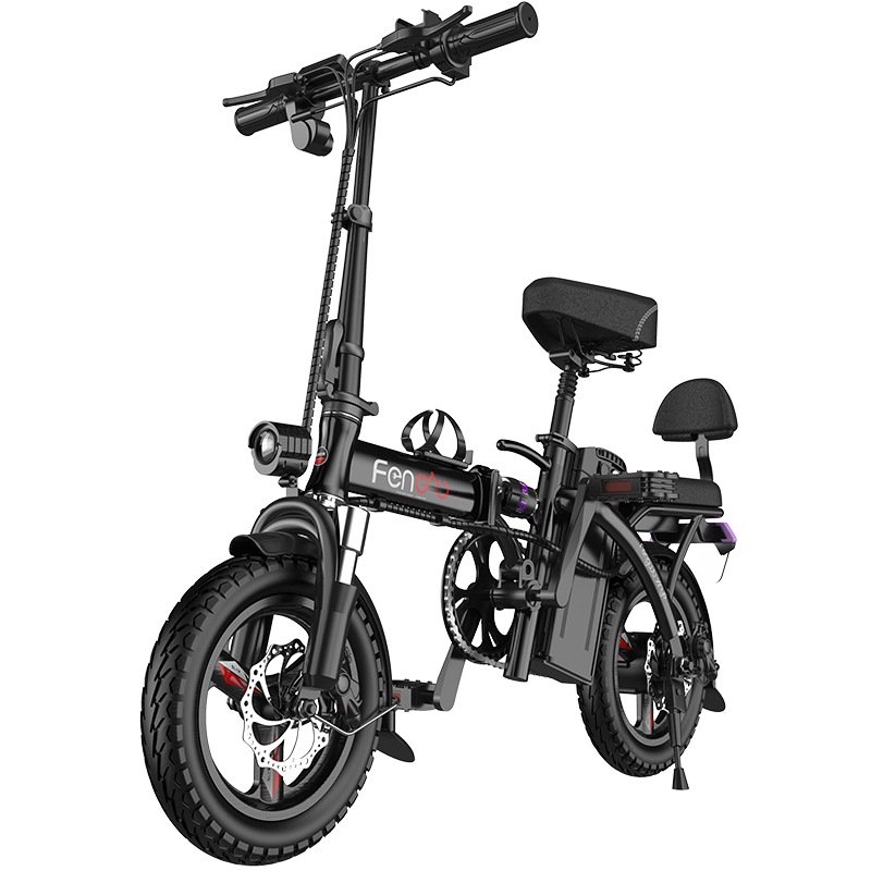 New design Adjustable High quality electric folding bike New simple 48v battery folding electric bike with led lights for adults