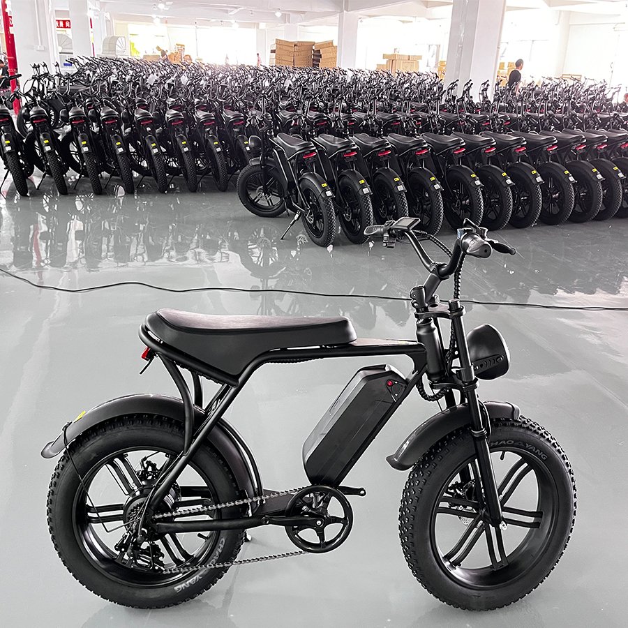 20inch 20*4.0 fat tire electric bicycle dual drive electric dirt bike fat tyre mountain electric bike cruiser fatbike with CE