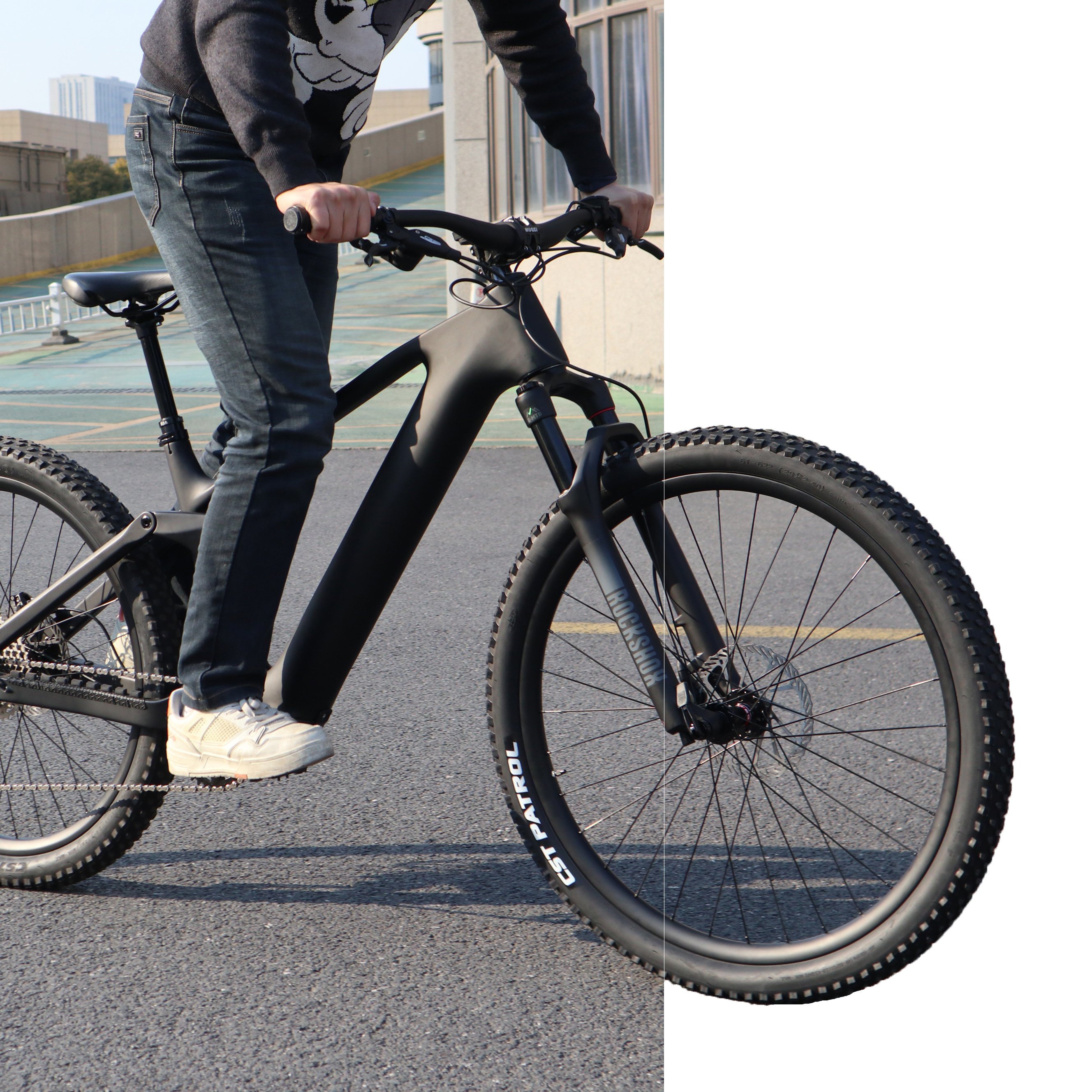 2024 new SENYI M820 E Bike MTB Carbon Frame Electric Mountain Bike Full Suspension Ebike