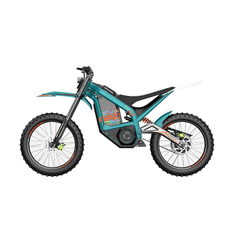 2024 New Design South Ron Street Legal Adult 2 Seat 2500W Choopper Street Scooter Motorbike Electric Dirt Bike