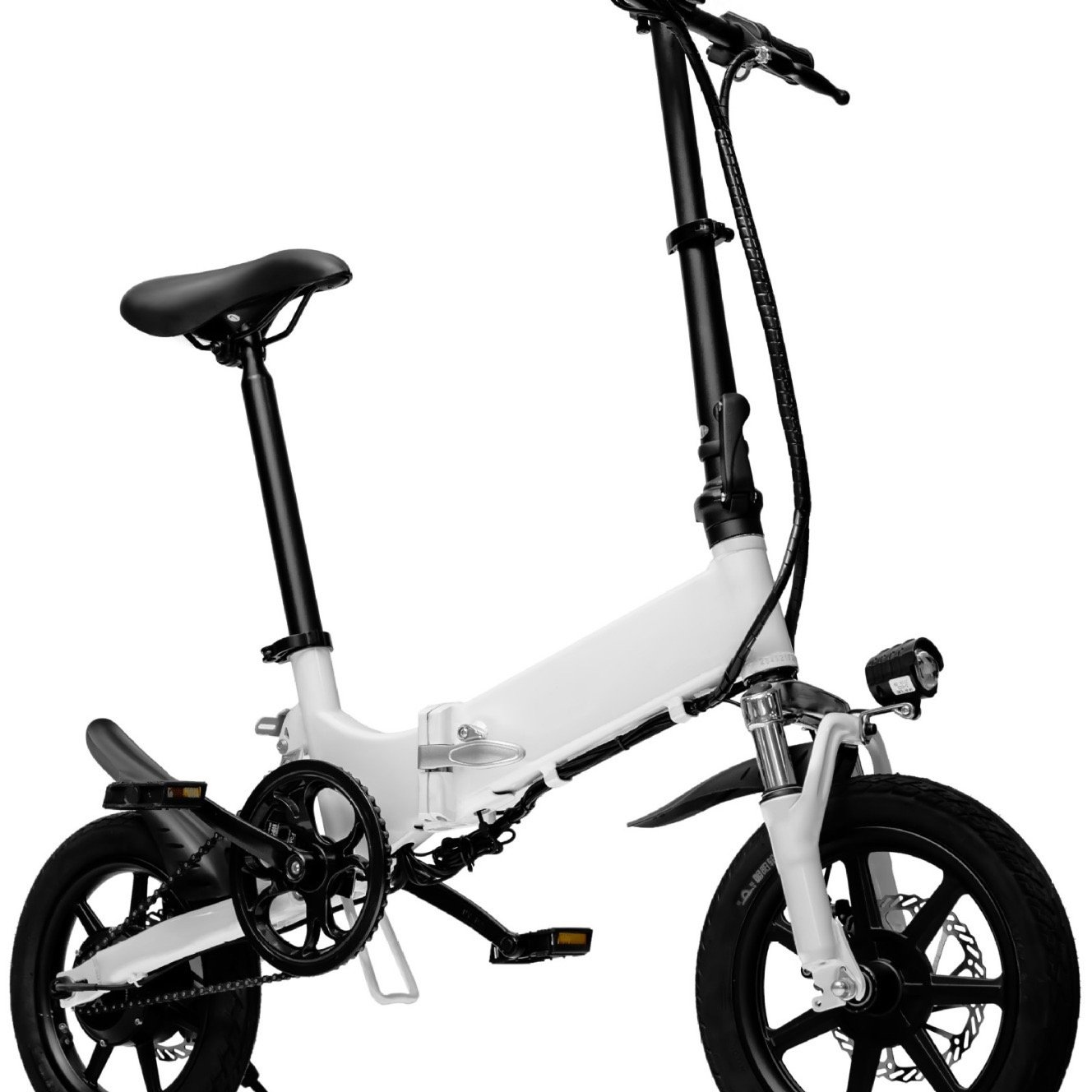 14 Inch Fat Tire Folding Ebike 36V City Ebike Aluminum Alloy Electric City Bike For Adults