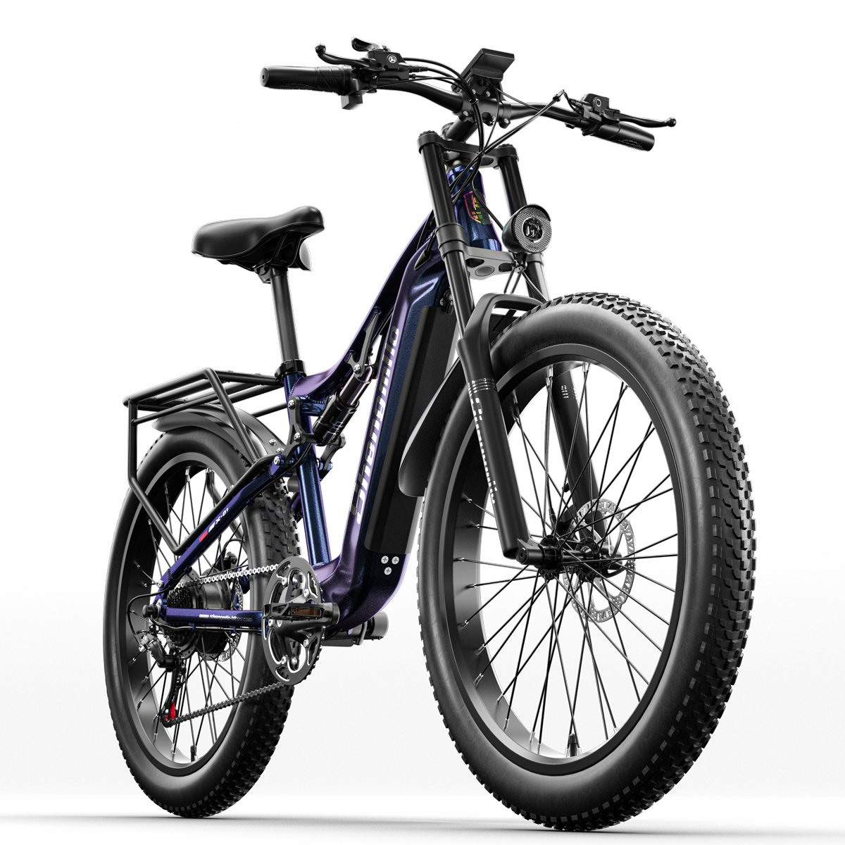 SHENGMILO MX03 EU UK 26INCH 48V 1000W E-bike 17.5ah long range off road emtb fat tire Electric dirt snow beach bicycle For Adult