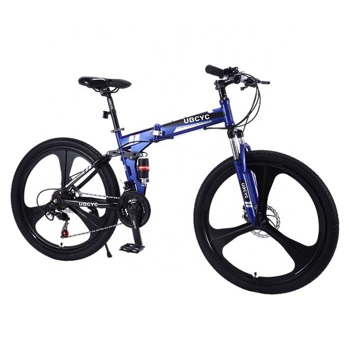 26 inch folding mountain bike /wholesale good quality full suspension mountainbike /foldable sepeda gunung lipat