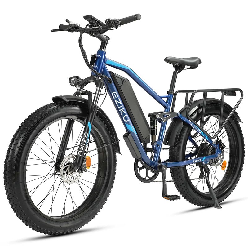 2024 New Style 48V 750W Motor Power Electric Mountain Bike 2023 26\" Fat Tire Bicycle with Removable 48V 17.5AH Battery Adults
