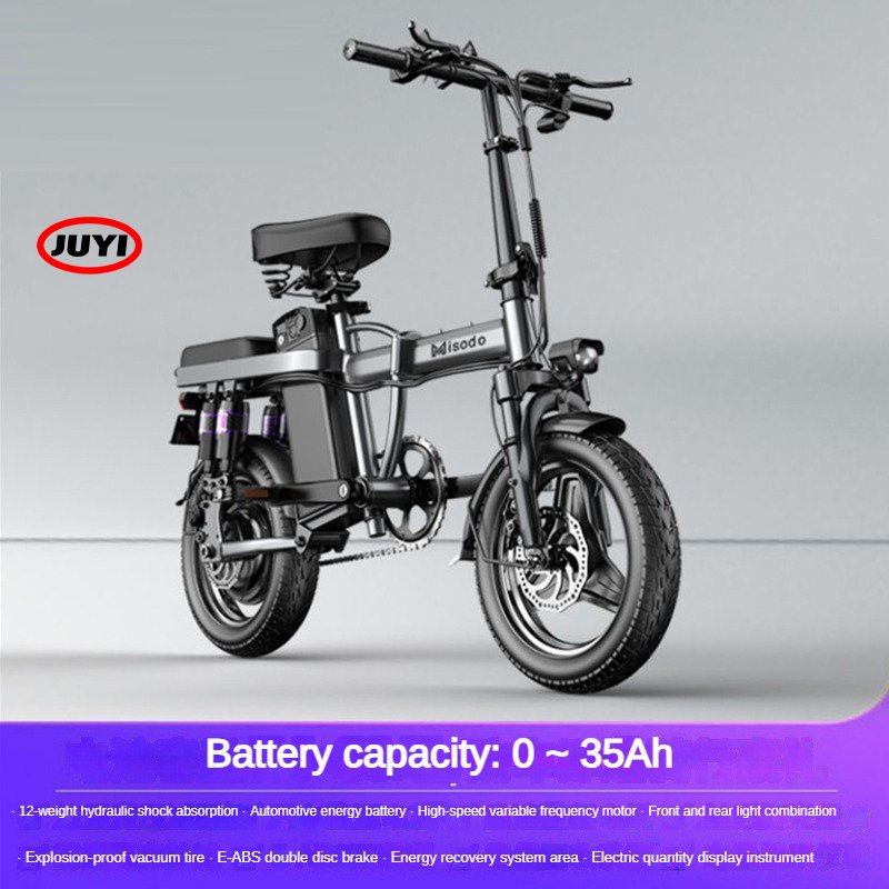 High Quality Mini Size Folding 48v Folding Electric Bicycle 2 wheel city bike fashion charging bike electric bicycle