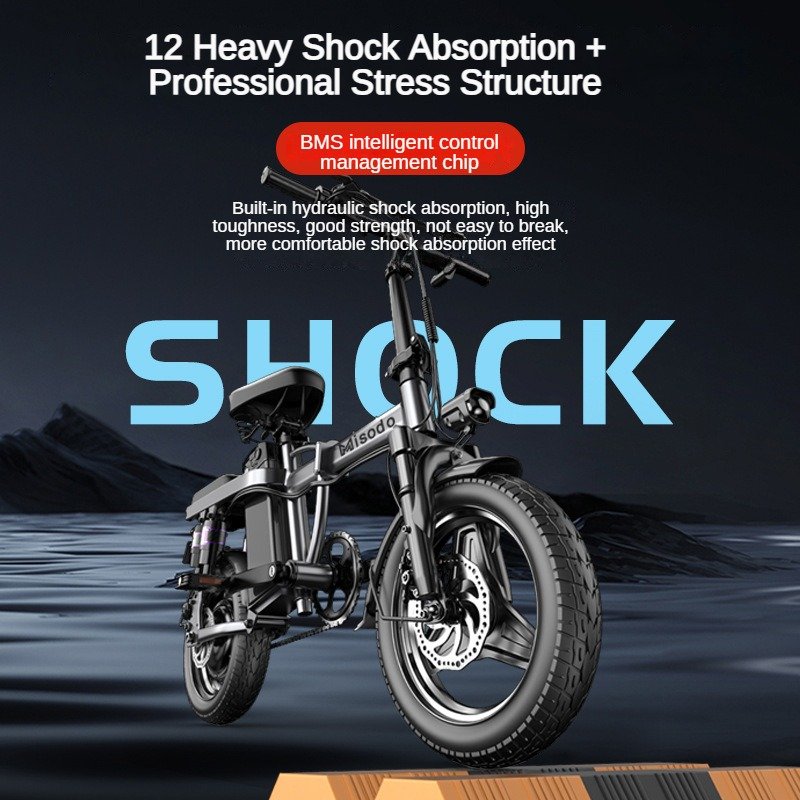 High Quality Mini Size Folding 48v Folding Electric Bicycle 2 wheel city bike fashion charging bike electric bicycle