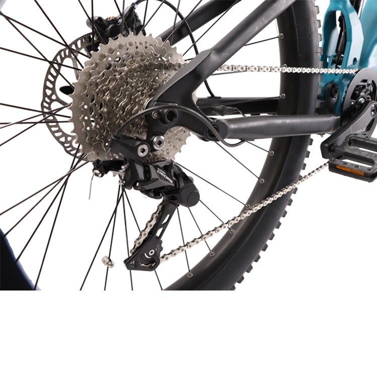OEM Wholesale Full Suspension Electric Bike 48V 500W 750W Electric Mountain Bike MID Motor E bike