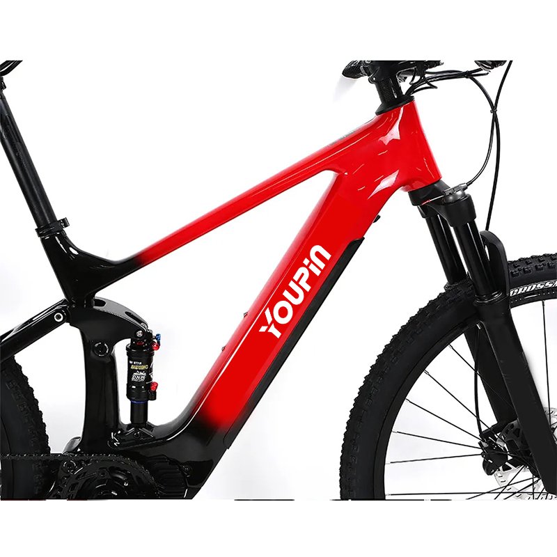 YOUPIN Factory Price Carbon Full Suspension 29inch M510 12S Mid Motor 48V 15A Bafang Electric Travel Bike